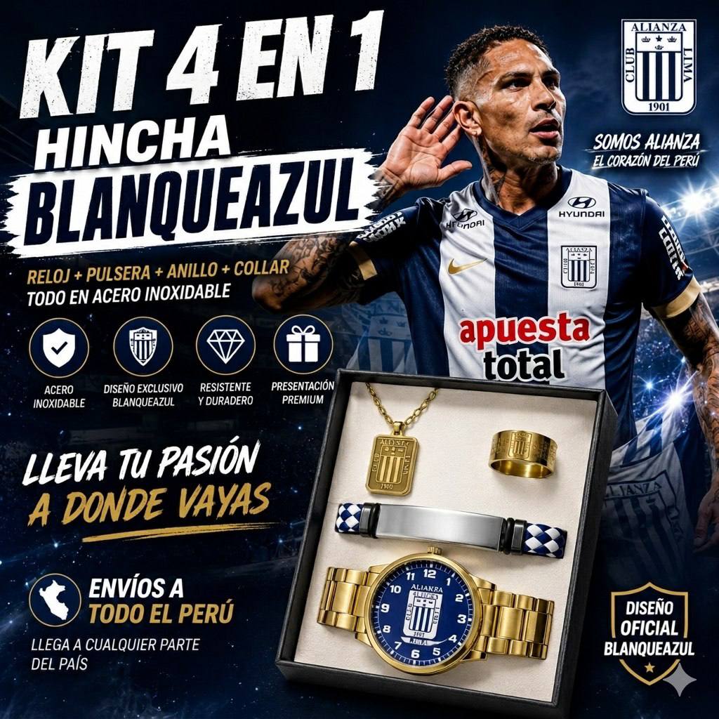 KIT 4 EN 1 PARA HINCHAS