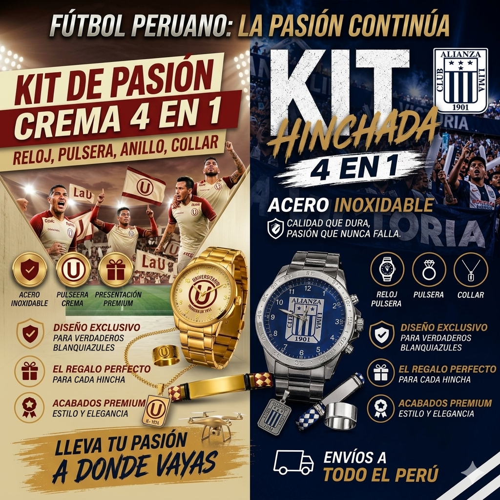 KIT 4 EN 1 PARA HINCHAS